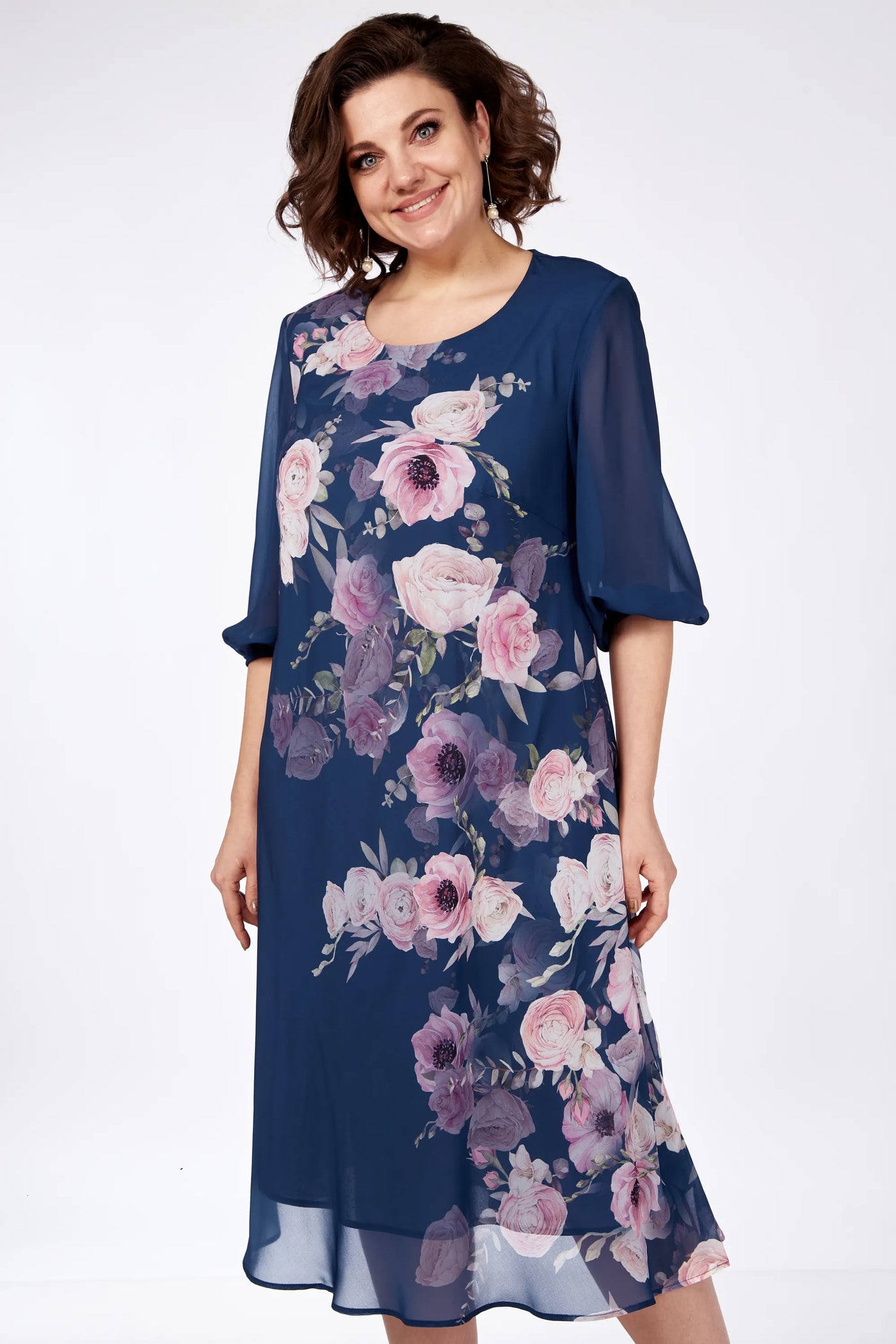 Allison™ Elegant Floral Dress