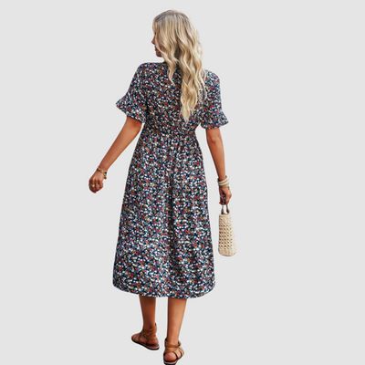 Thalia™ V-Neck Floral Dress