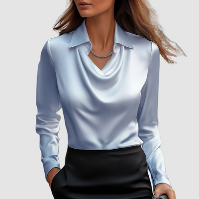 Celestine™ Elegant Satin Blouse