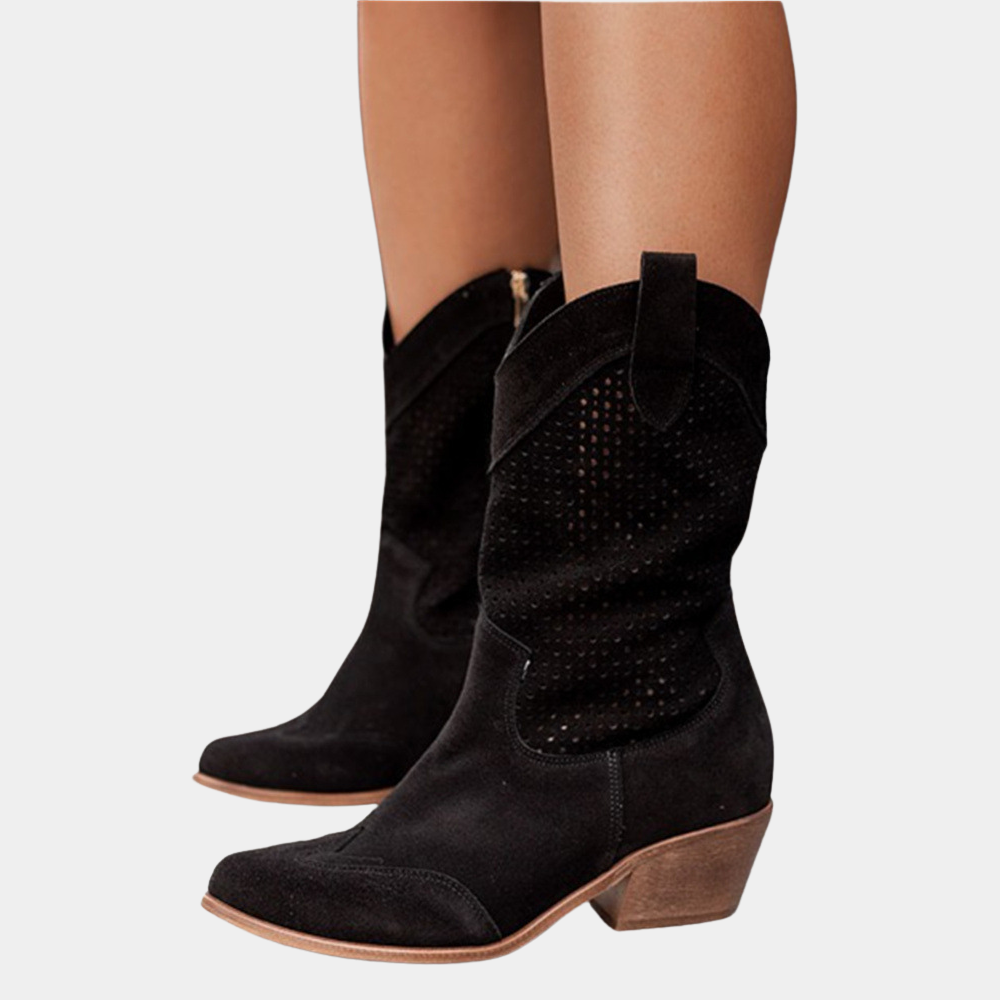 Rachelle™ Cowboy Style Orthopedic Boots