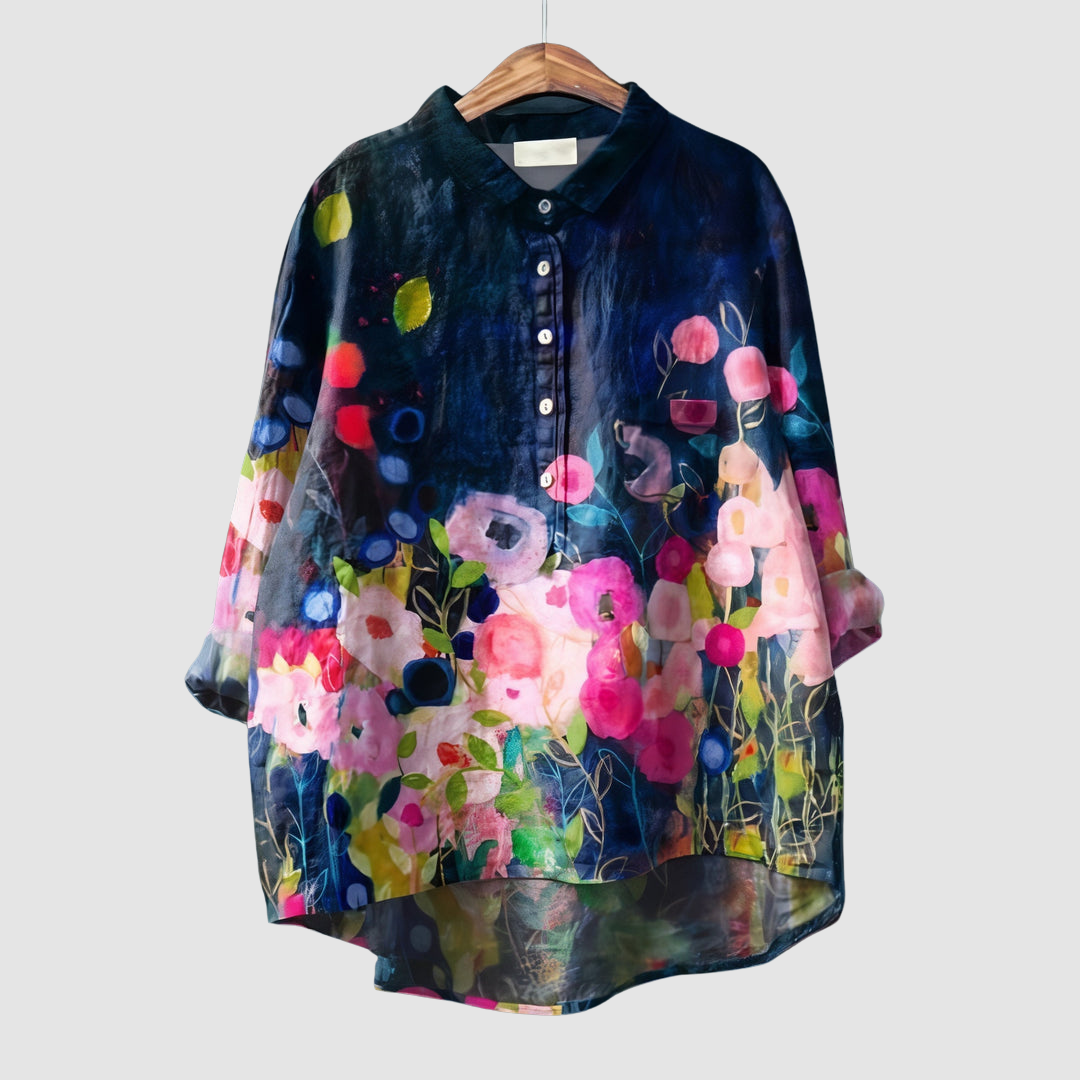Luna™ Romantic Floral Print Blouse