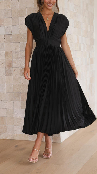Marla™ Elegant Pleated Dress