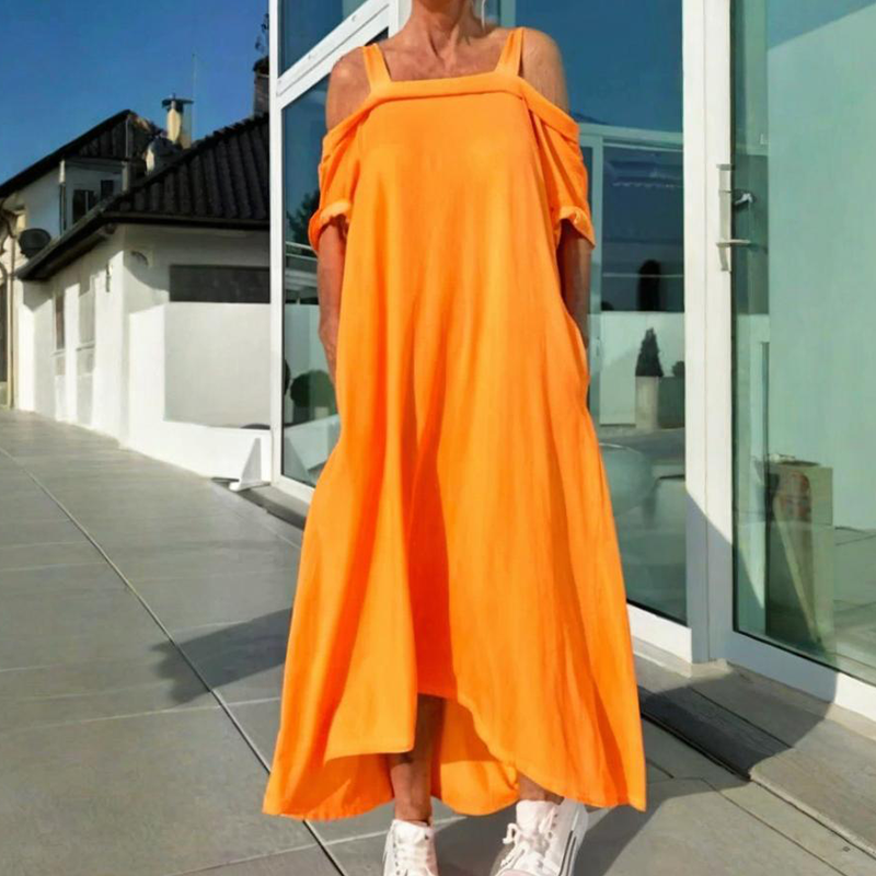 Monique™ Off-Shoulder Maxi Dress