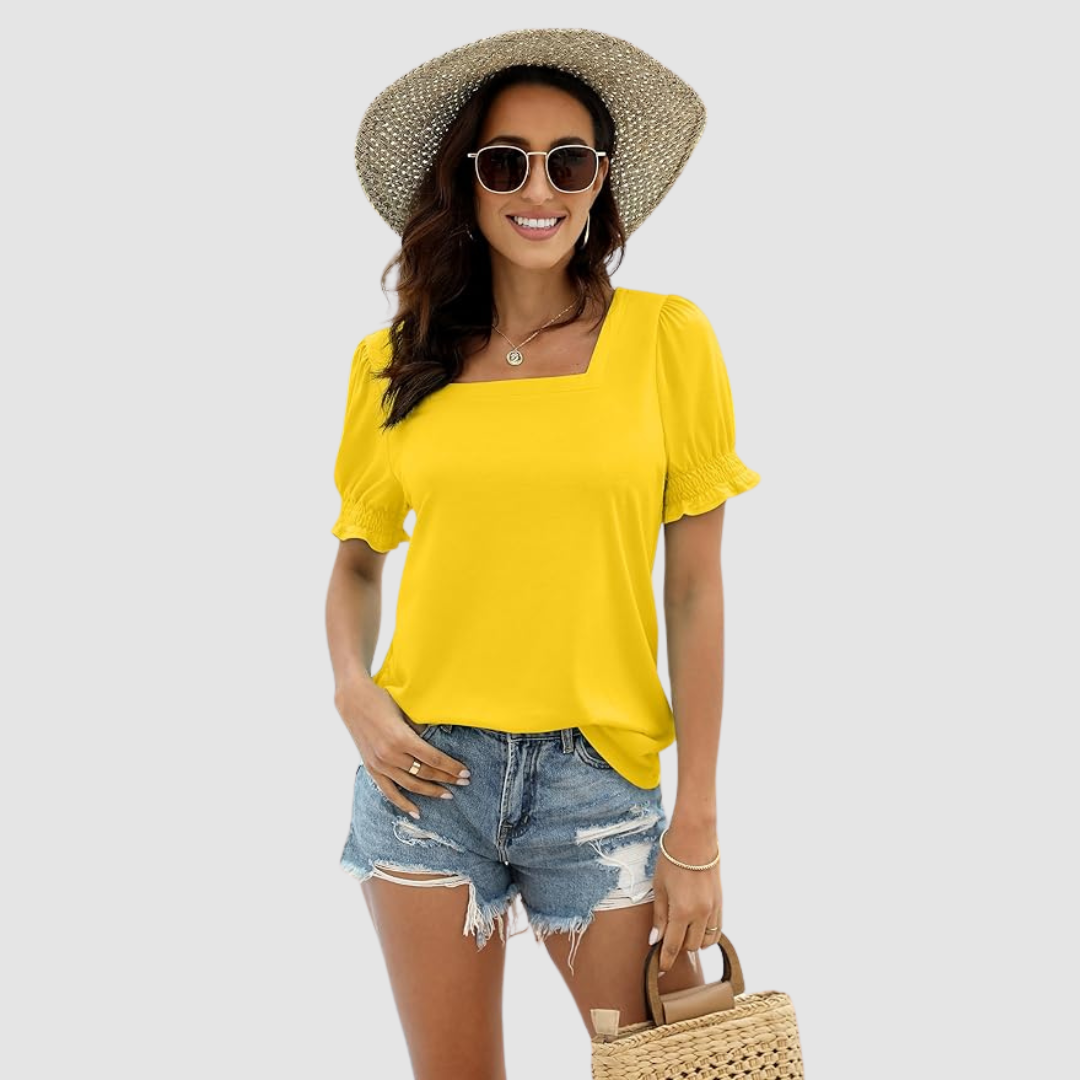 Célina™ Square Neck Top